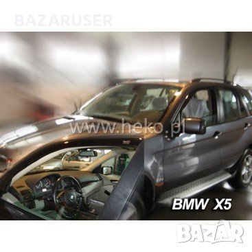 ВЕТРОБРАНИ HEKO ЗА BMW 5 E60 -sedan-  (2004-2010) година 4 ВРАТИ - 4 БРОЯ ПРЕДНИ И ЗАДНИ, снимка 4 - Аксесоари и консумативи - 29569153