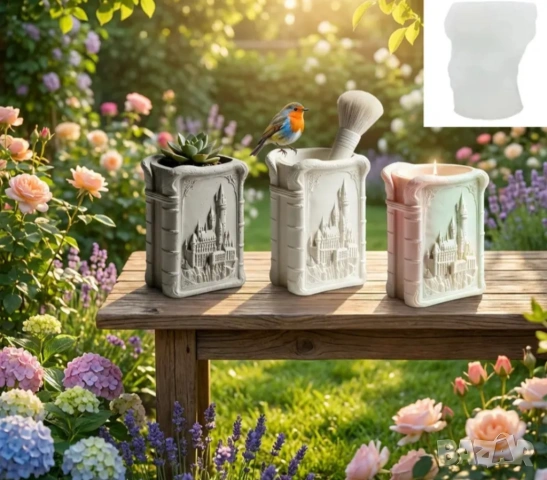 Молд кашпа книга , снимка 5 - Форми - 53162933