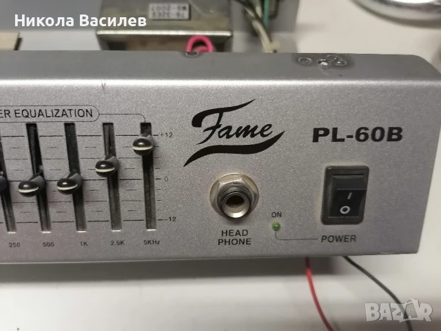 бас усилвател fame pl 60 b, снимка 2 - Китари - 51428091