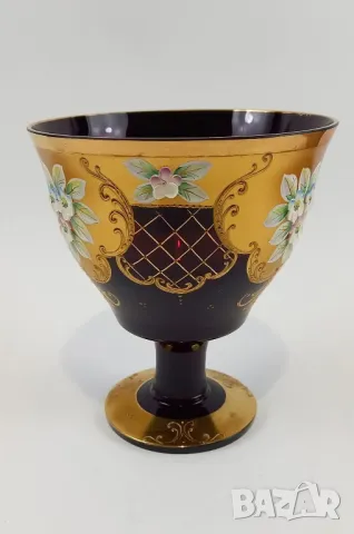 Голяма чаша, ваза или съд за лед - Бохемия, снимка 2 - Декорация за дома - 50168388