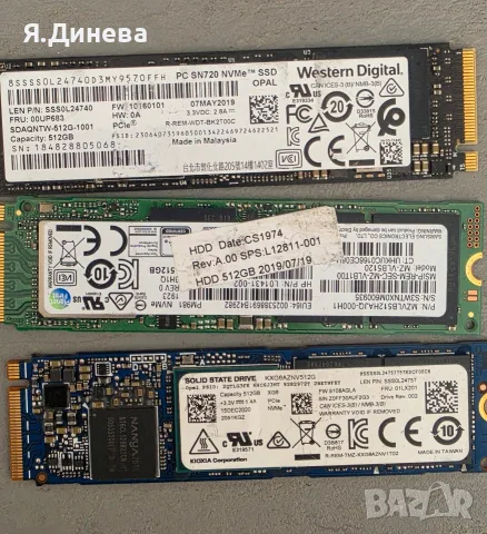 Мини SSD 500-512GB