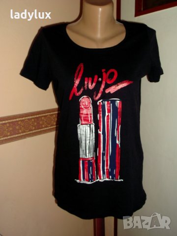 Liu Jo, Оригинална Тениска, 100% Памук, Размер S. Код 1125, снимка 2 - Тениски - 29721752