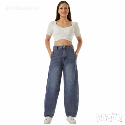 Дамски дънки с висока талия, снимка 3 - Дънки - 52460930