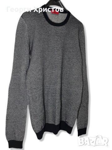 Hugo Boss Segin Мъжки Пуловер, снимка 2 - Пуловери - 44277300