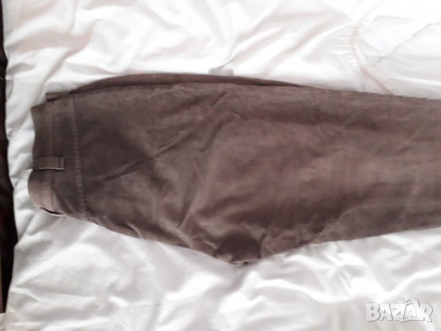 Дамски кафяв панталон рипсено кадифе, снимка 6 - Панталони - 29984350