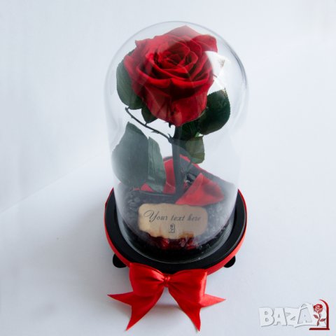 Подарък за Рожден ден на Жена / Вечна ЕСТЕСТВЕНА Роза в Стъкленица / Подарък за Мама, снимка 8 - Подаръци за рожден ден - 34268430