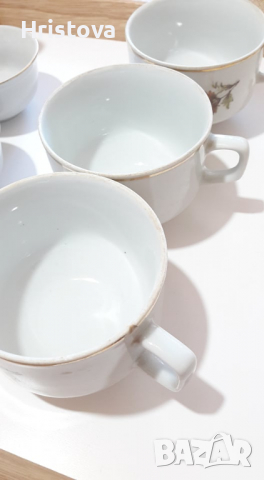 Чаши за чай, за допълване на сервизи  български порцелан, снимка 8 - Чаши - 36566881