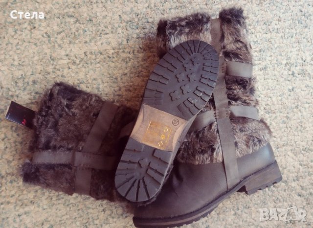 Боти-апрески 37номер, снимка 4 - Дамски боти - 35598206