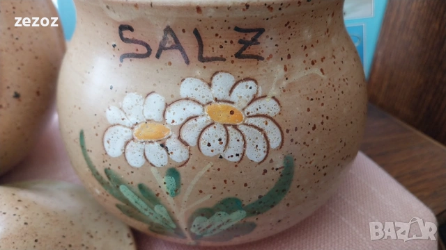 Керамични буркани за подправки, снимка 6 - Аксесоари за кухня - 54109659