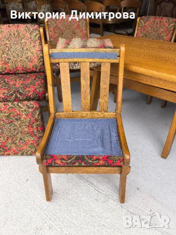 Комплект от 6 стола, снимка 4 - Маси - 49864326