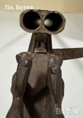 Стара двуцевна пушка, снимка 6 - Антикварни и старинни предмети - 54017604