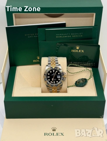 Rolex GMT-Master II 40mm 'Bumblebee' Two-Tone Yellow Gold Jubilee Automatic Различни Варианти, снимка 2 - Мъжки - 54060860
