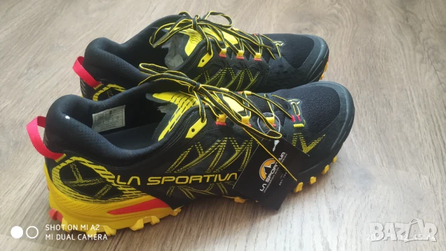 La Sportiva Bushido 3 Black/Yellow  45.5, снимка 12 - Маратонки - 50643865