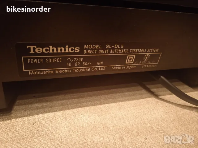 Technics SL-DL5 грамофон директ драйв, снимка 7 - Грамофони - 49713072