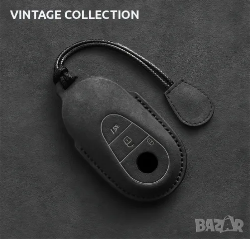 Алкантара Кейс За Ключ Mercedes AMG, S-Class, C-Class, CLA, CLE, GLC, GLK, GLB, GLS, W212, W223, снимка 5 - Аксесоари и консумативи - 47479264