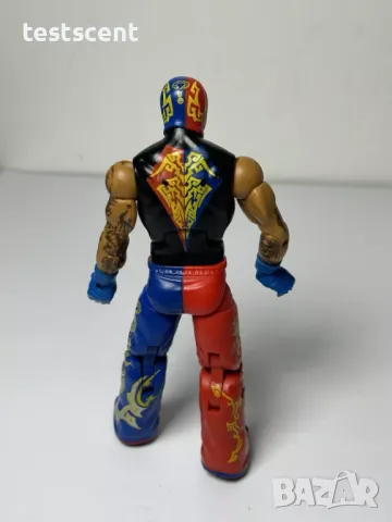 Екшън фигура WWE Rey Mysterio Mattel Elite играчка Рей Мистерио red & blue 619, снимка 15 - Колекции - 49513410