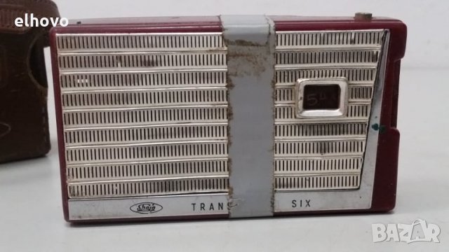 Ретро радио Sharp transistor six, снимка 4 - Радиокасетофони, транзистори - 29549347
