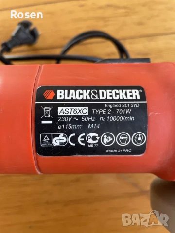 Флекс Black&Deker, снимка 5 - Ъглошлайфи - 54003159