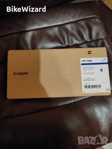 Canon PFI-706B мастилена касета Синьо 700ml НОВО, снимка 3 - Консумативи за принтери - 38629266