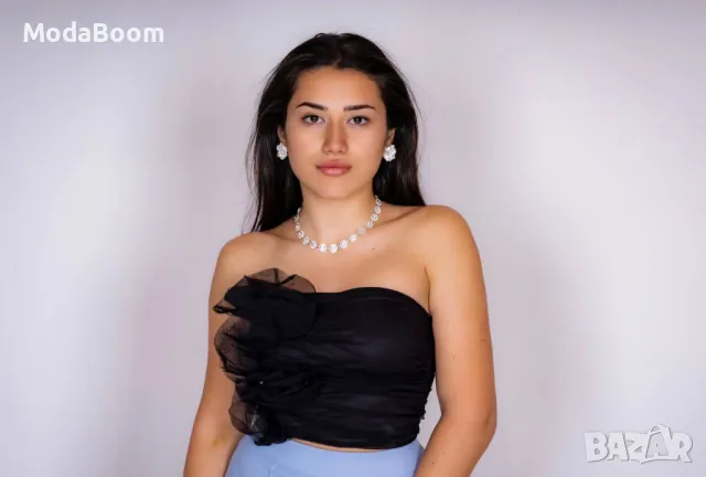 Черен дамски топ 