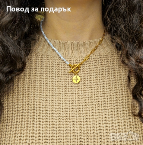 Дамско колие , снимка 2 - Колиета, медальони, синджири - 52471943