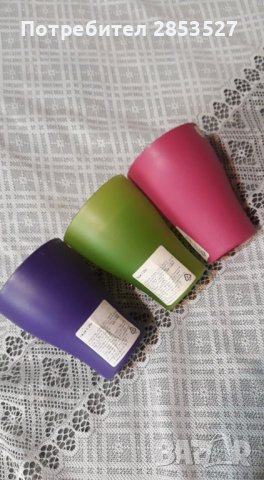 Комплект цветни чаши, снимка 4 - Чаши - 36868518