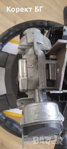 Мултифункционален волан с аербег airbag и лентов кабел + лост за мигачи/чистачки за Форд Ц-макс, снимка 7 - Части - 51168644