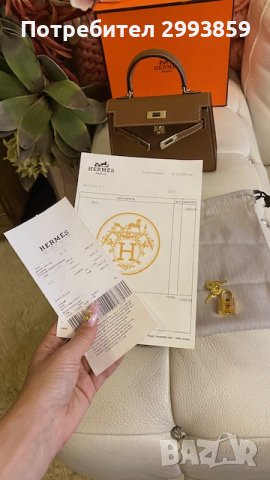 Чанта Кели*ЕРМЕС 25см*Hermes Kelly Mini*, снимка 16 - Чанти - 41702458