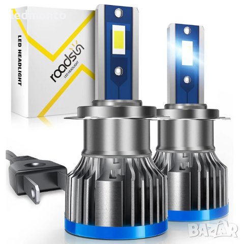 Супер ярки LED крушки H7 с 18000 лумена за отлична видимост при всякакви условия, снимка 2 - Крушки - 44423487