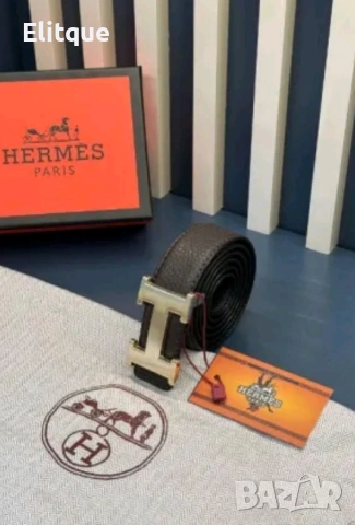 колани от естествена кожа в кутия hermes 3cm, снимка 9 - Колани - 53216783