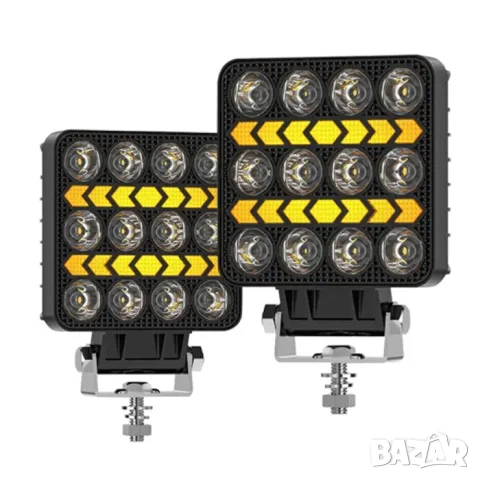 Кръгъл LED халоген 17 W с 12 диода, снимка 2 - Аксесоари и консумативи - 55864117