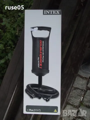 Помпа "Intex Double Quick I 68612" ръчна въздушна нова