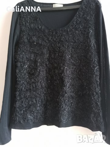 СТРАХОТНА ЕФЕКТНА БЛУЗА РАЗМЕР  XL