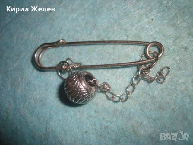 СРЕБРИСТА АРТ НУВО БРОШКА РЕТРО ВИНТИДЖ ИГЛА 22192, снимка 4 - Други - 35007690