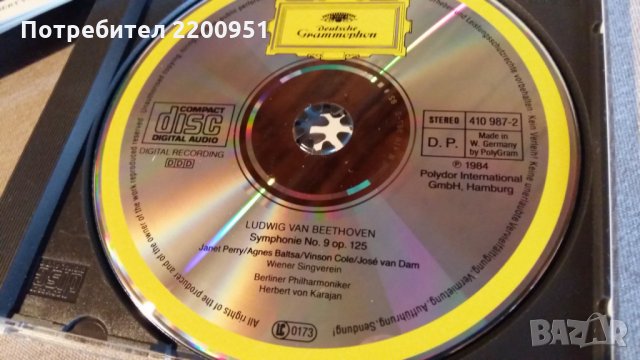 L.V.BEETHOVEN-9 -KARAJAN, снимка 6 - CD дискове - 31720754