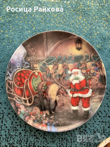 Коледни порцеланови чинии, снимка 3 - Коледни подаръци - 51133946