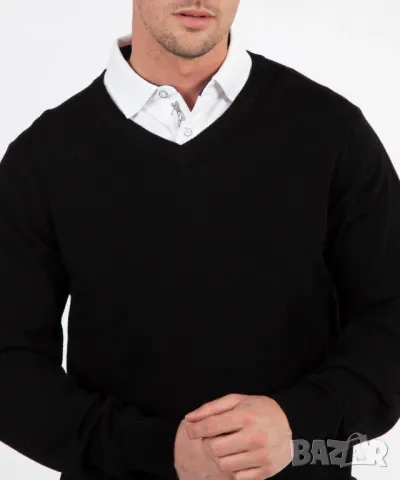 Нов c&a bio cotton черен пуловер, снимка 2 - Пуловери - 50422365