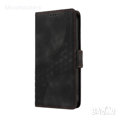 Honor Magic7 Lite 5G Rhombus Texture Magnetic Wallet Кожен Калъф и Протектор, снимка 2 - Калъфи, кейсове - 52623865