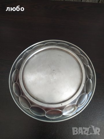 Сребърна Чиния Проба Сребро 0,925, снимка 5 - Други ценни предмети - 44419887