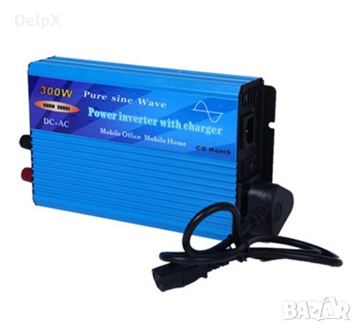 Инвертор синусоидален с функция заряд TYPC-300 24VDC/220VAC 300W