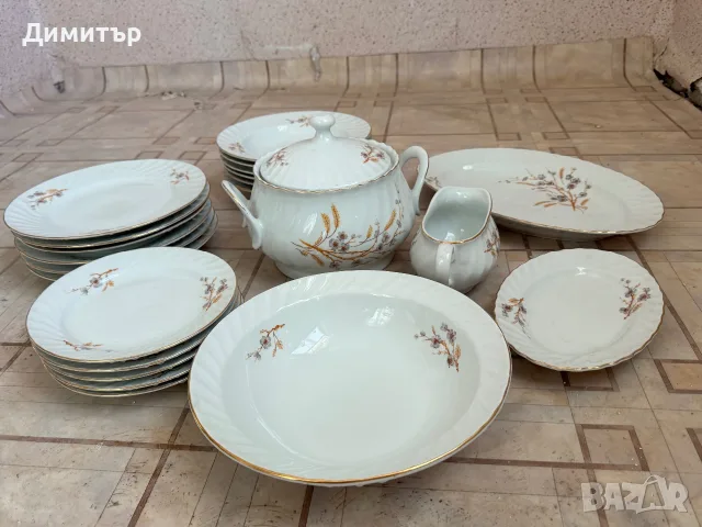 Българска керамика, цял сервиз, снимка 2 - Сервизи - 55743600