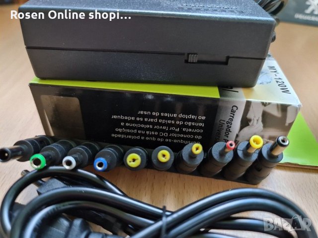 Универсално зарядно за лаптоп за 220 волта с 10 бр. жакове, снимка 4 - Лаптоп аксесоари - 31570097