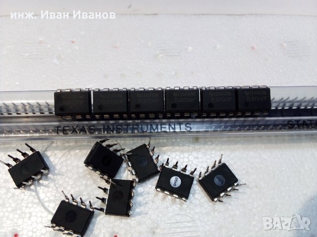 TL071ACP - Бърз 20V/us с полеви транзистори на входа операционен усилвател за аудио приложения, снимка 1