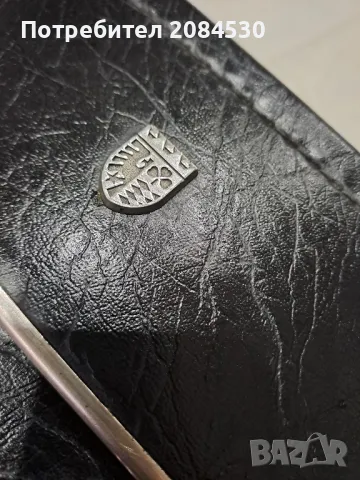 Твърд кожен куфар 46/33/20см, снимка 2 - Куфари - 49165891