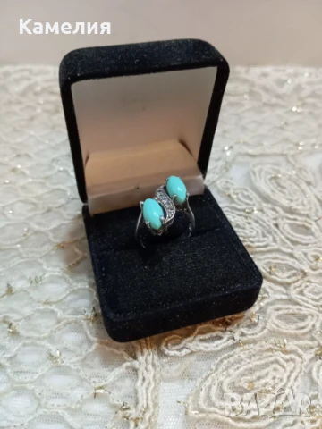 Сребърен пръстен , снимка 9 - Пръстени - 51317431