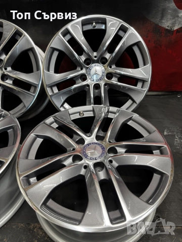 Оригинални алуминиеви джанти за Мерцедес (Mercedes), 16 цола, 5х112, снимка 5 - Гуми и джанти - 56184565