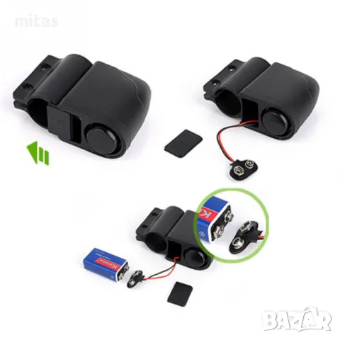 Аларма за велосипед, Защита, Безжичен сензор, Дистанционно, Сила 110dB, снимка 3 - Аксесоари за велосипеди - 49129507