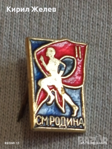 Четири значки стари редки перфектно състояние за КОЛЕКЦИЯ ДЕКОРАЦИЯ 47922, снимка 10 - Колекции - 52210679