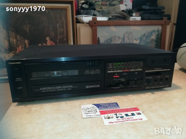 toshiba pc-g33 stereo deck-made in japan-внос germany 1810201233, снимка 2 - Декове - 30460899