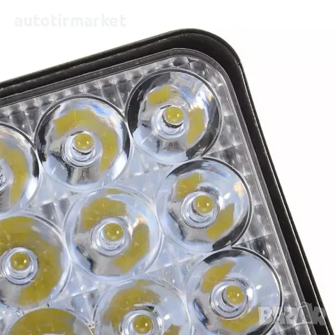 10 бр. LED халоген 16 диода 48w – NA286-1, снимка 3 - Аксесоари и консумативи - 56053809